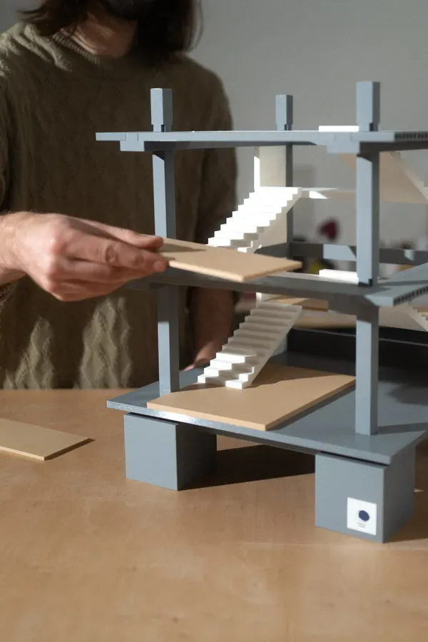 Edukační modely uložení Prefa schodišť